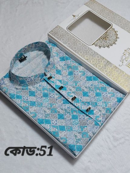 NEW COTTON কোড-51 <আকাশী>